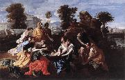 Nicolas Poussin Finding of Moses oil on canvas